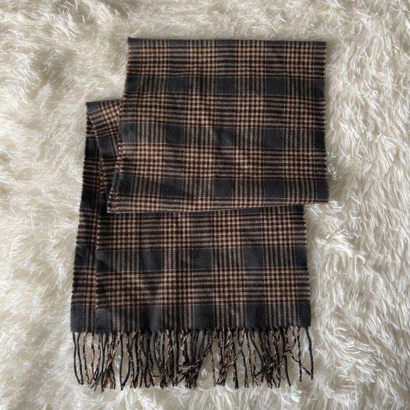 Cashmere Plaid Scarf - Picture 1 of 1